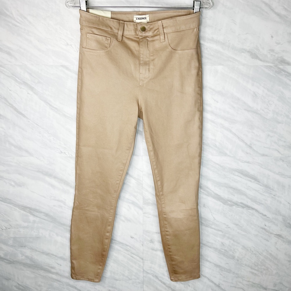 NEW L'agence Margot High Rise Skinny Cappuccino Jeans 29